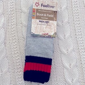 NWT FoxRiver Boot & Field Heavy Weight Youth 10-4 Tube Sock